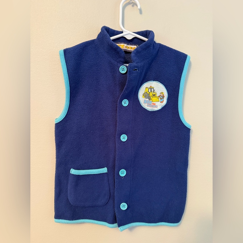 Bob the Builder Blue Fleece Vest